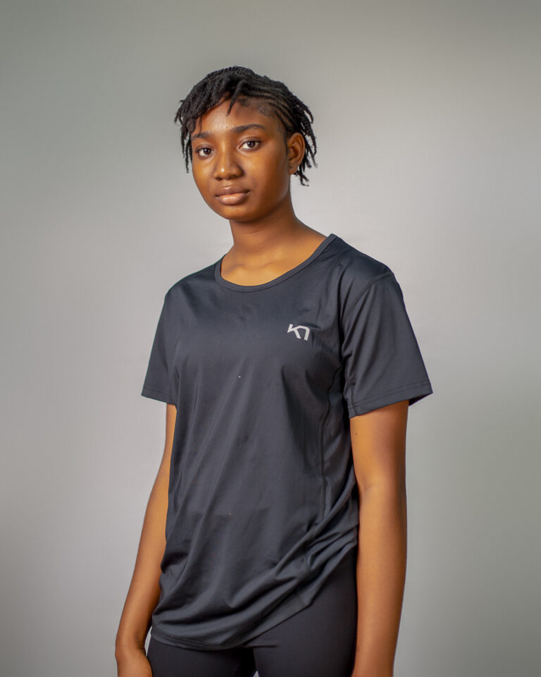 BLACK JERSEY T-SHIRT - GSF SPORTS IKEJA