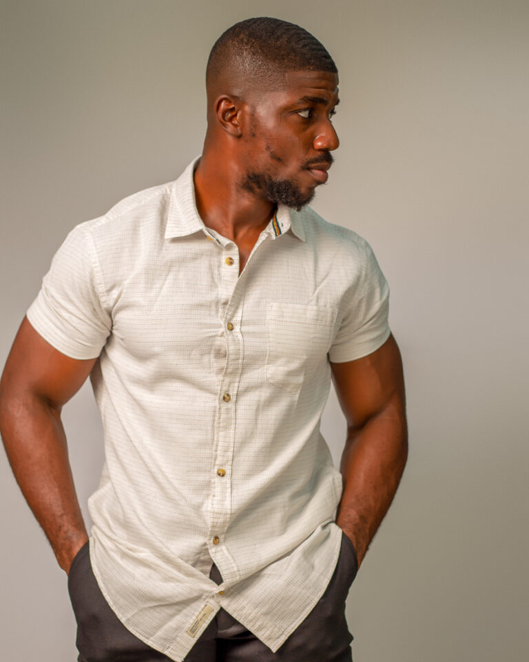 WHITE SHORT SLEEVE JORABEL SHIRT