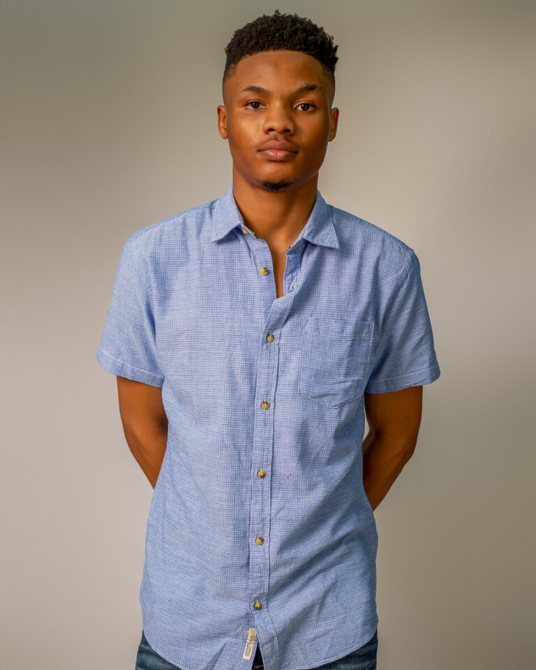 SHORT SLEEVE JORABEL SHIRT - BLUE