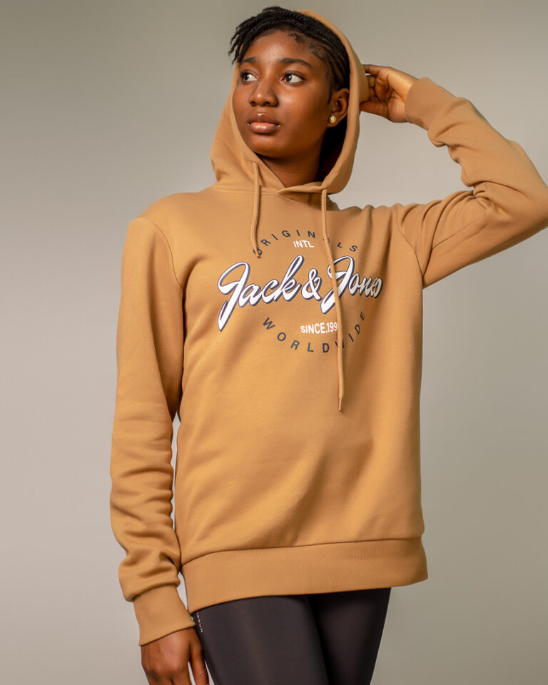 JACK AND JONES BROWN HOODIE