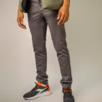 DARK GREY SKINNY PANTS